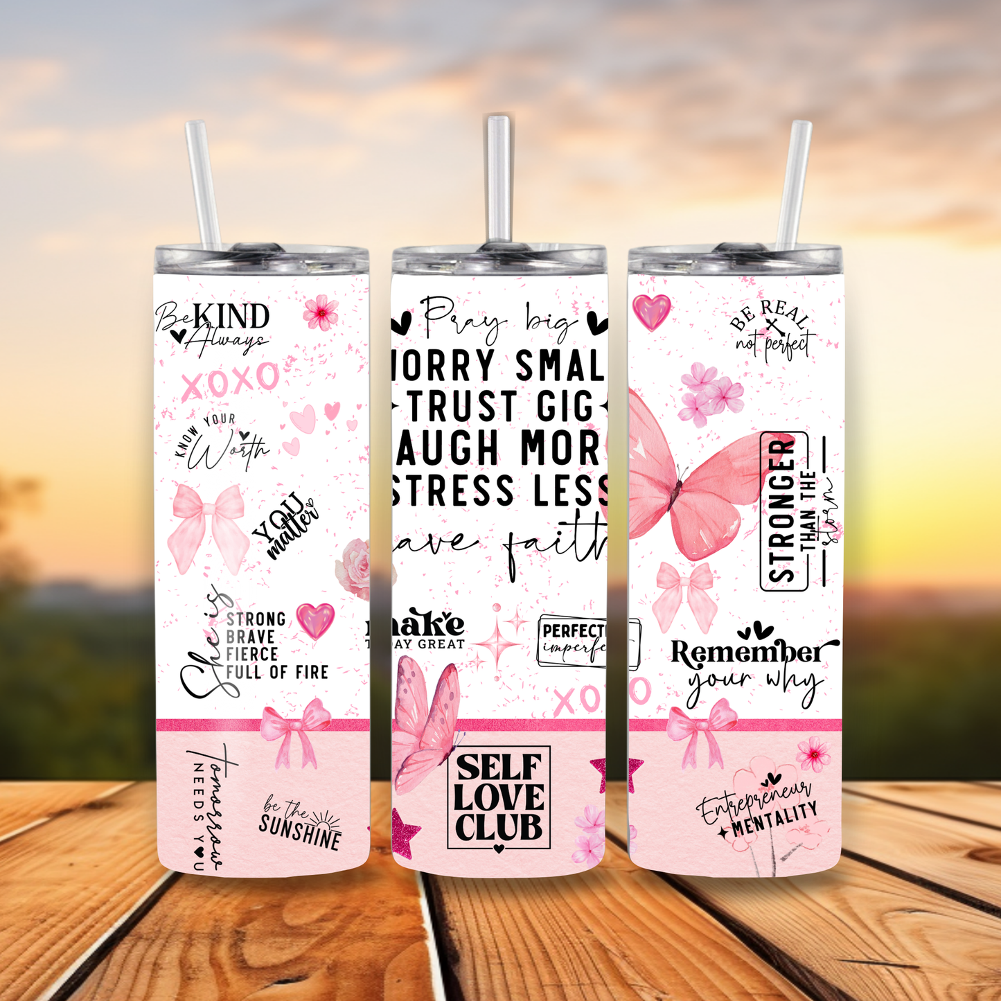 20oz Tumblers - Reusable Drinkware, Stainless Steel