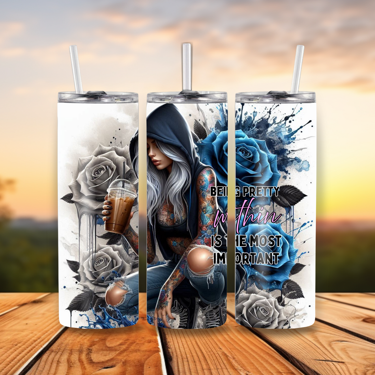 20oz Tumblers - Reusable Drinkware, Stainless Steel