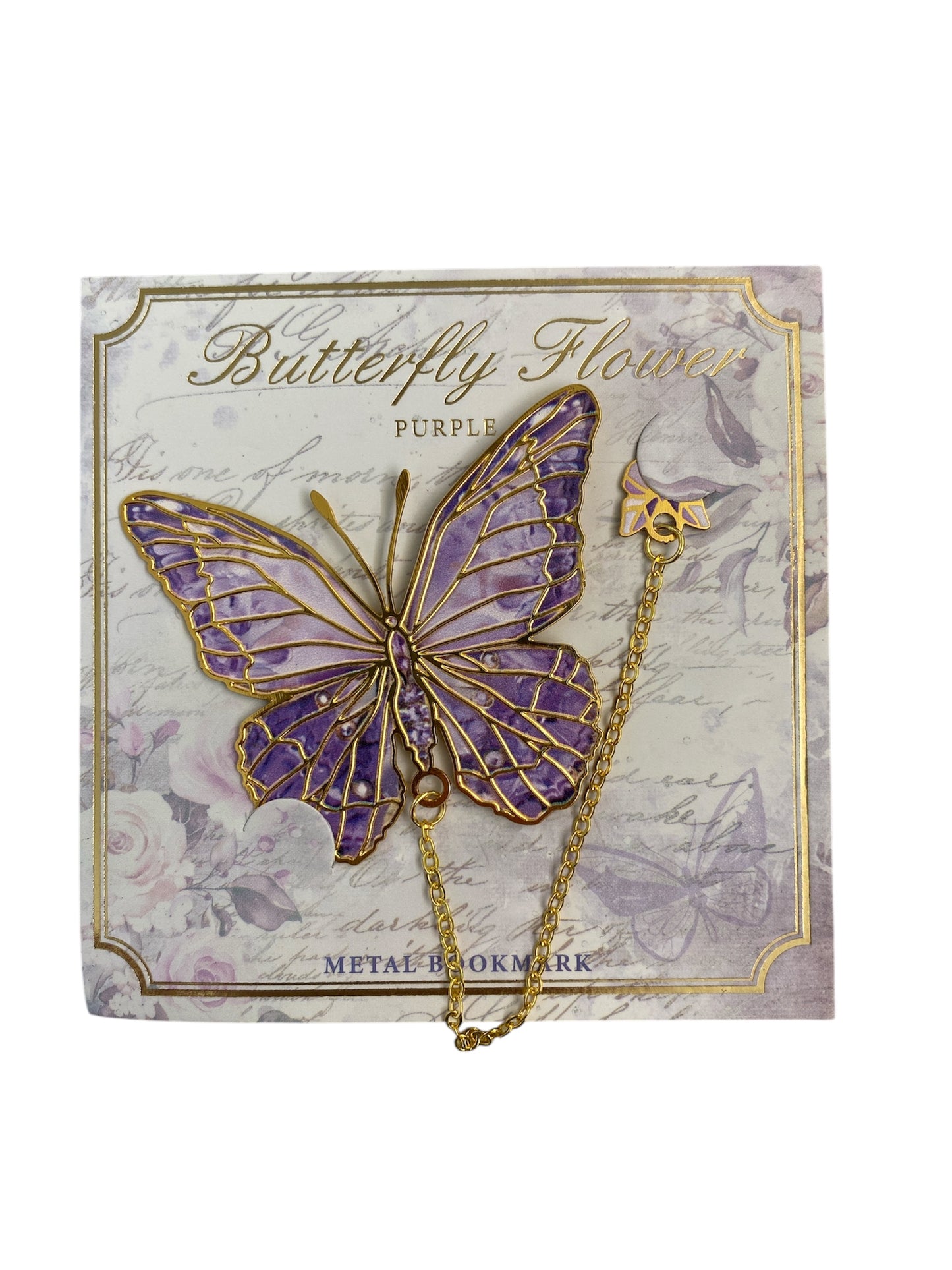 Metal Butterfly Bookmark