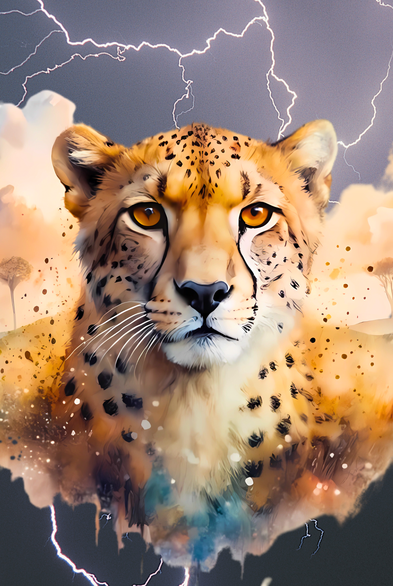 Cheetah - Reusable Notebook, Wild Animals