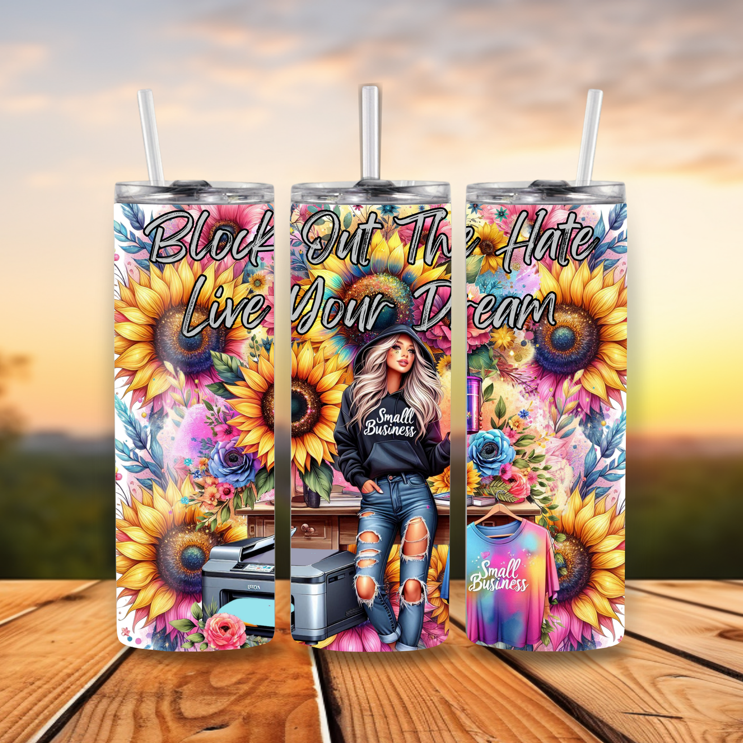 20oz Tumblers - Reusable Drinkware, Stainless Steel