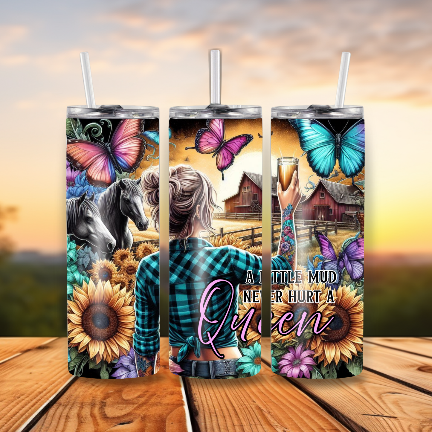 20oz Tumblers - Reusable Drinkware, Stainless Steel