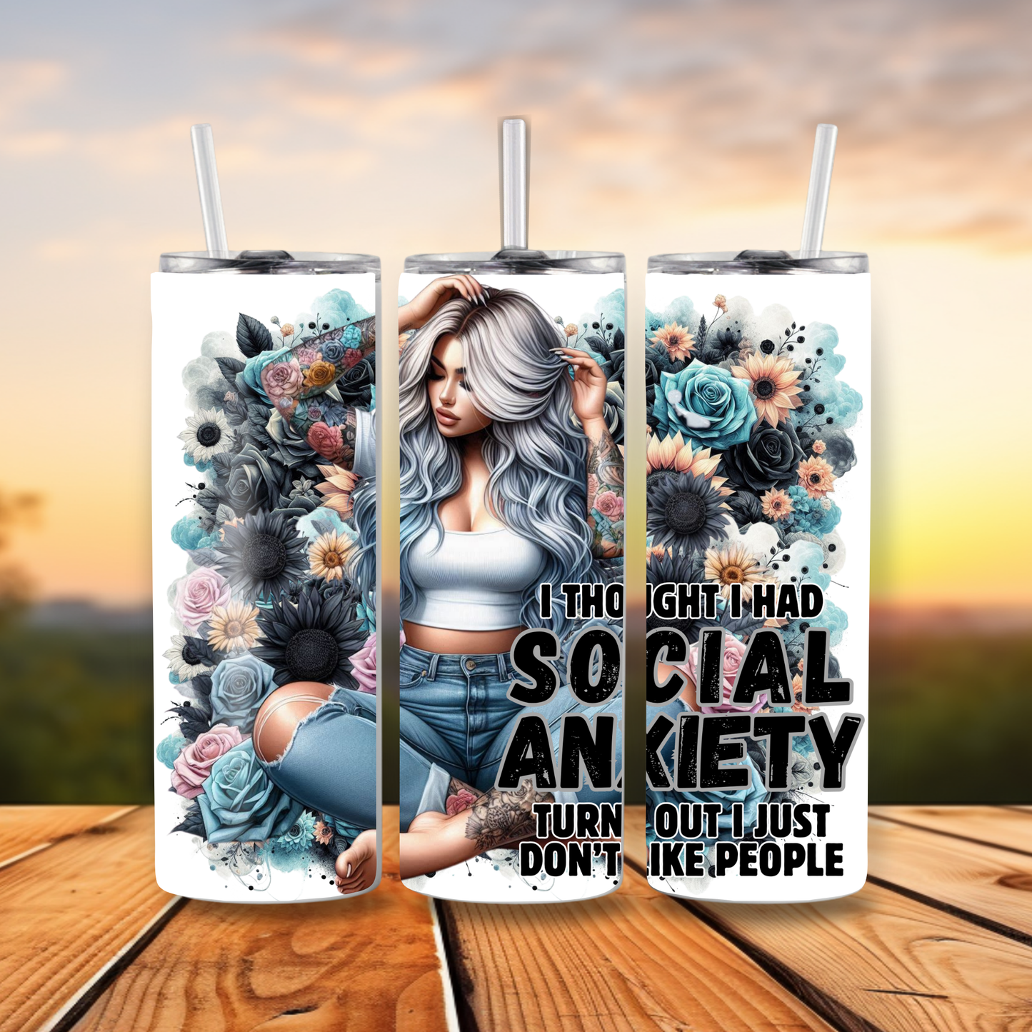 20oz Tumblers - Reusable Drinkware, Stainless Steel