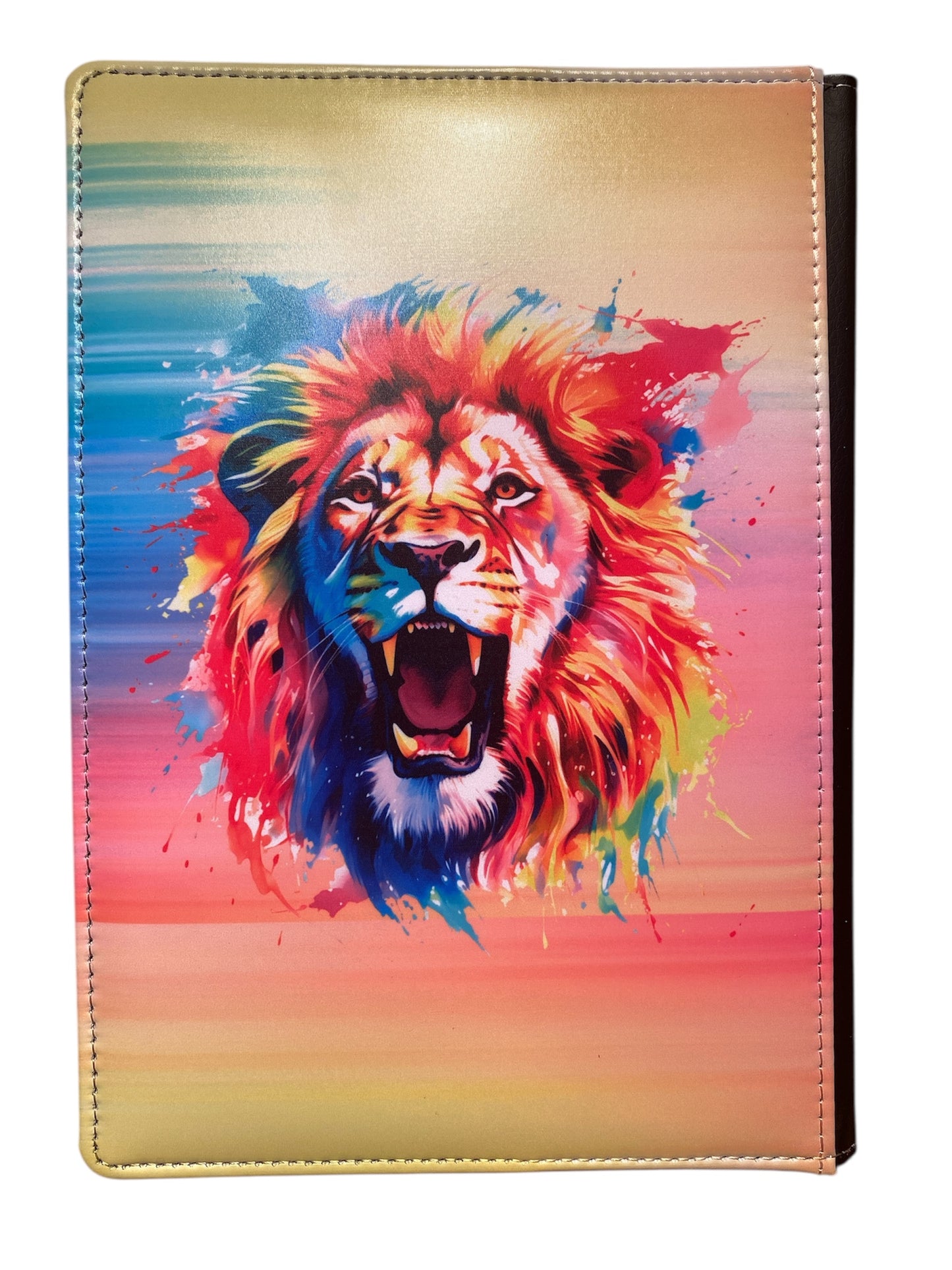 Vibrant Lion - Reusable Notebook, king, beast, wild animal
