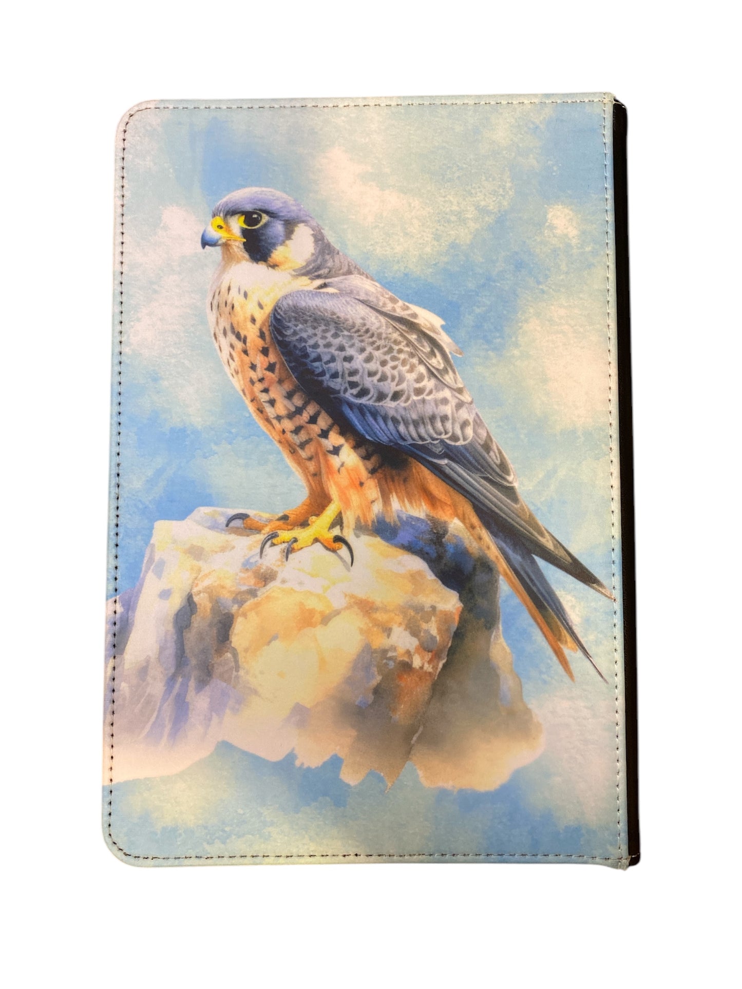 NZ Falcon - Reusable Notebook, NZ native bird, lined, feathers, Native