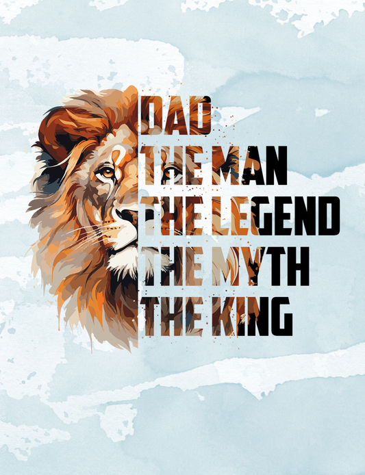 Dad, The Man - Reusable Notebook