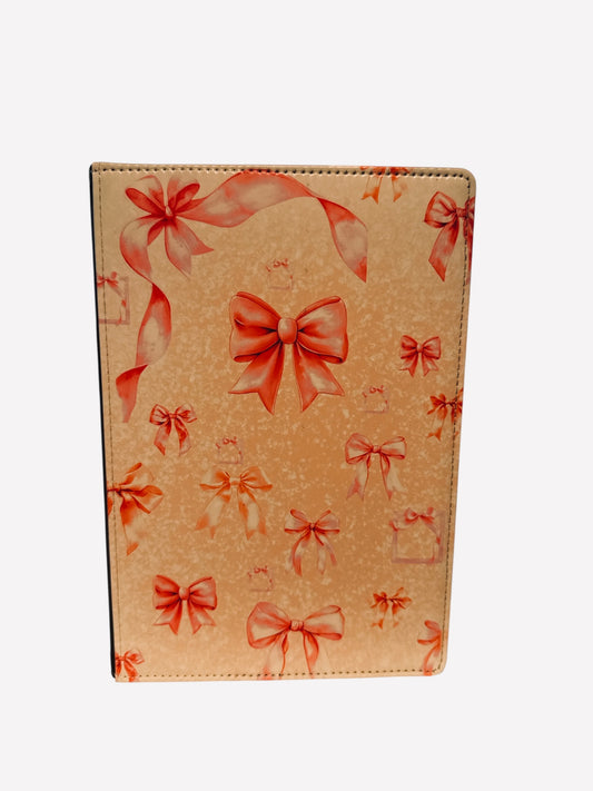 Pink Bows - Reusable Notebook