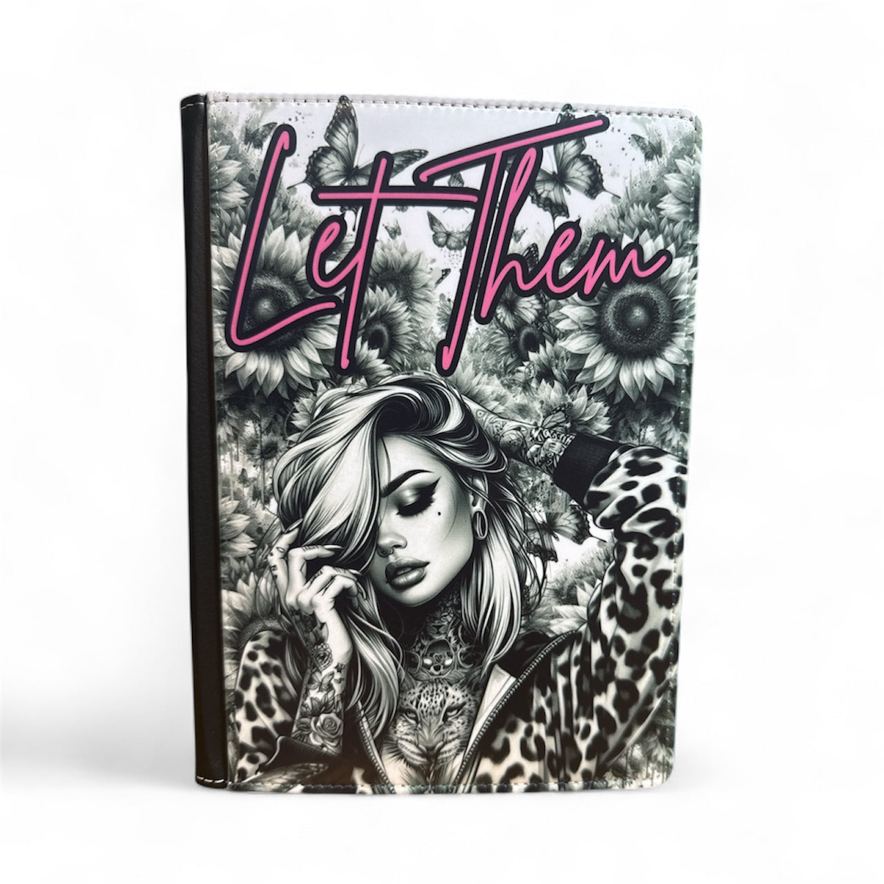 Let Them black & White - Reusable Notebook