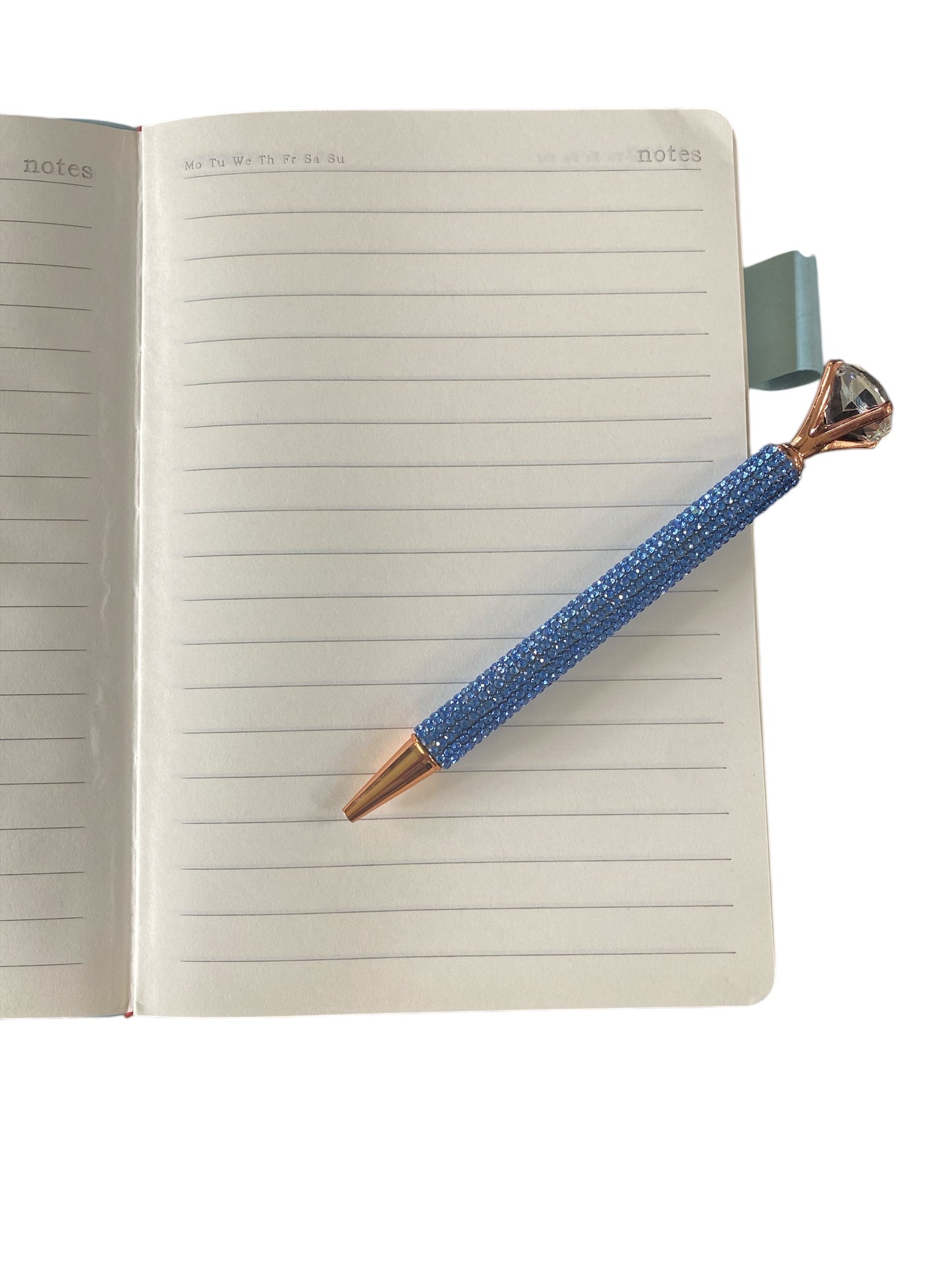 Soft leather cover notebook and sparkling Pen - 1 only!!!