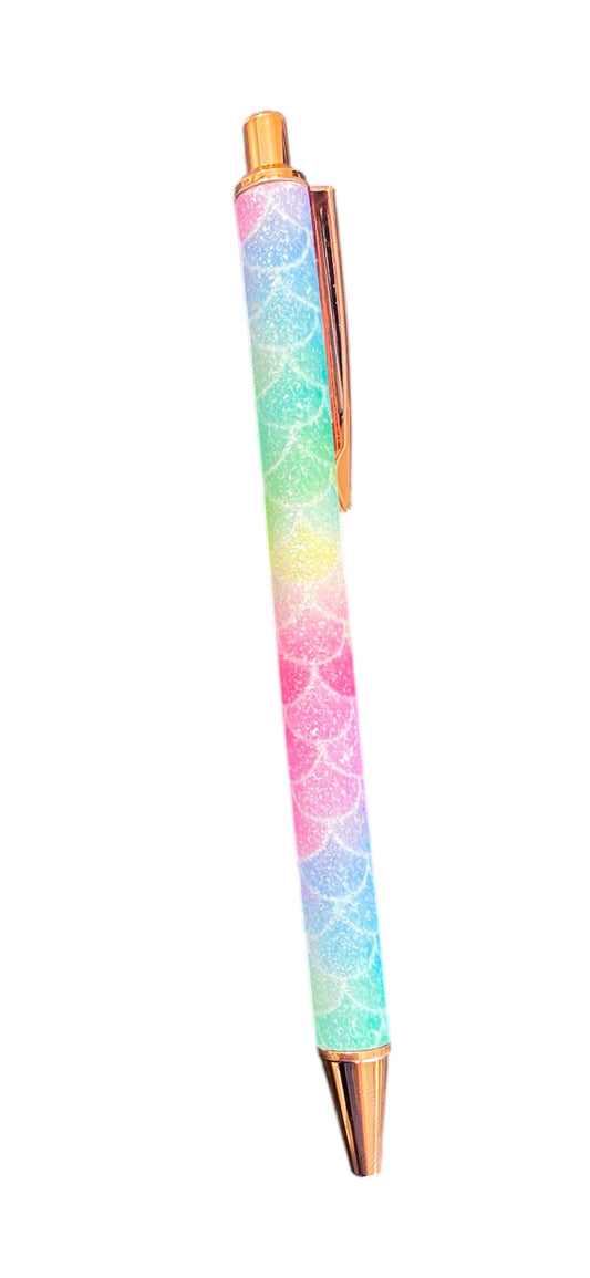 Glittery Mermaid Pens - Refillable