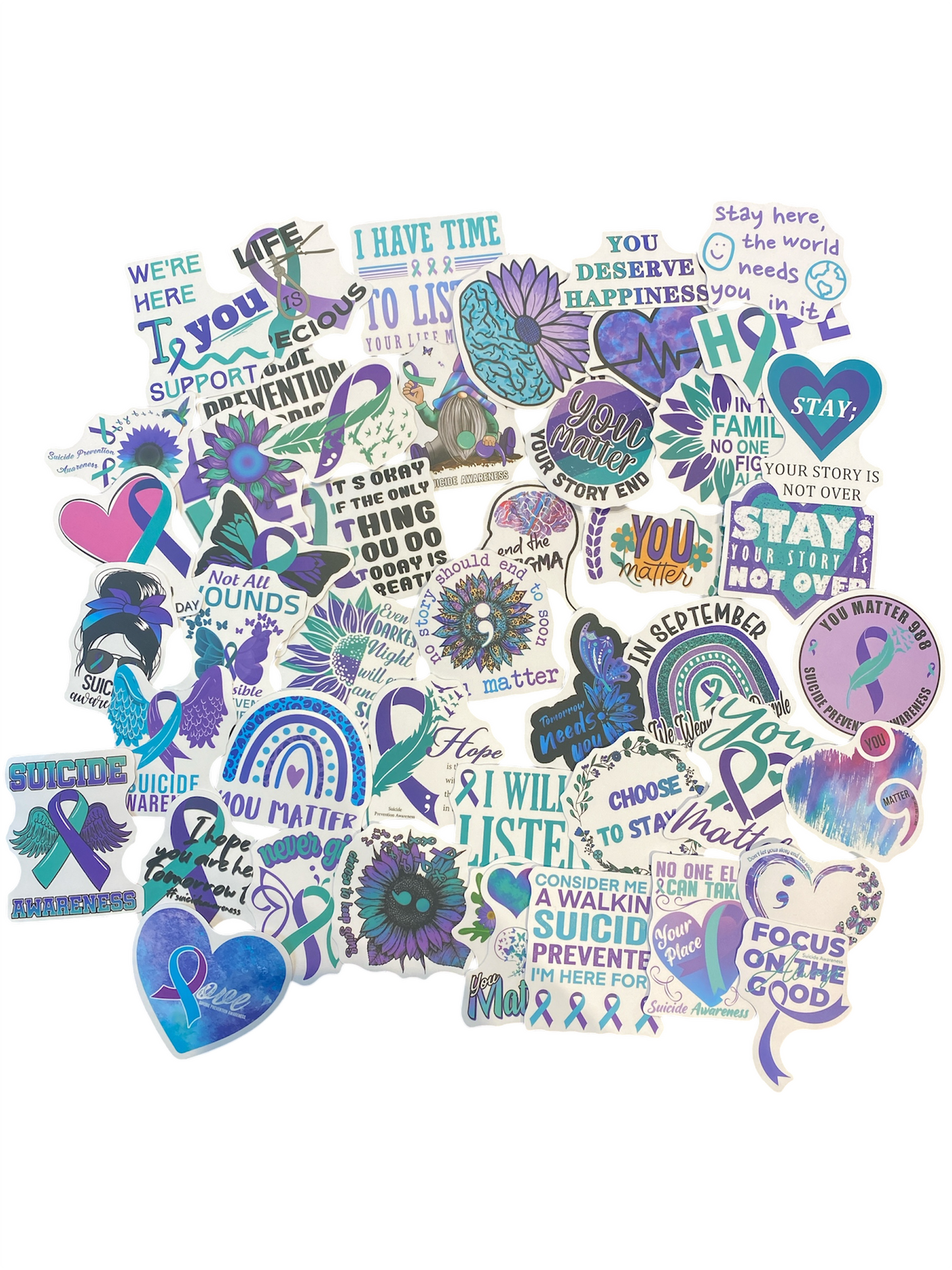 Suicide Prevention Stickers - Proceeds will be donated