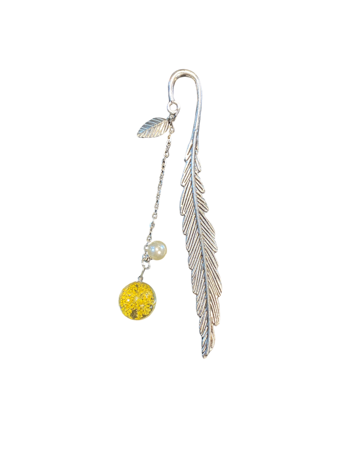 Glass dried flower Bookmark