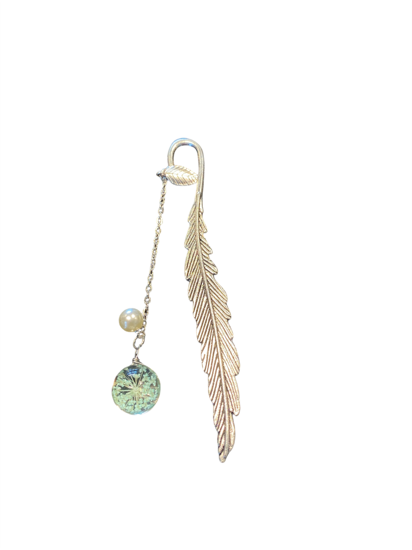 Glass dried flower Bookmark