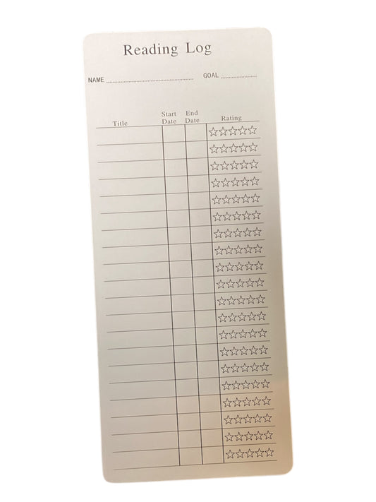 Colour Your Own Book Tracker/Reading Log