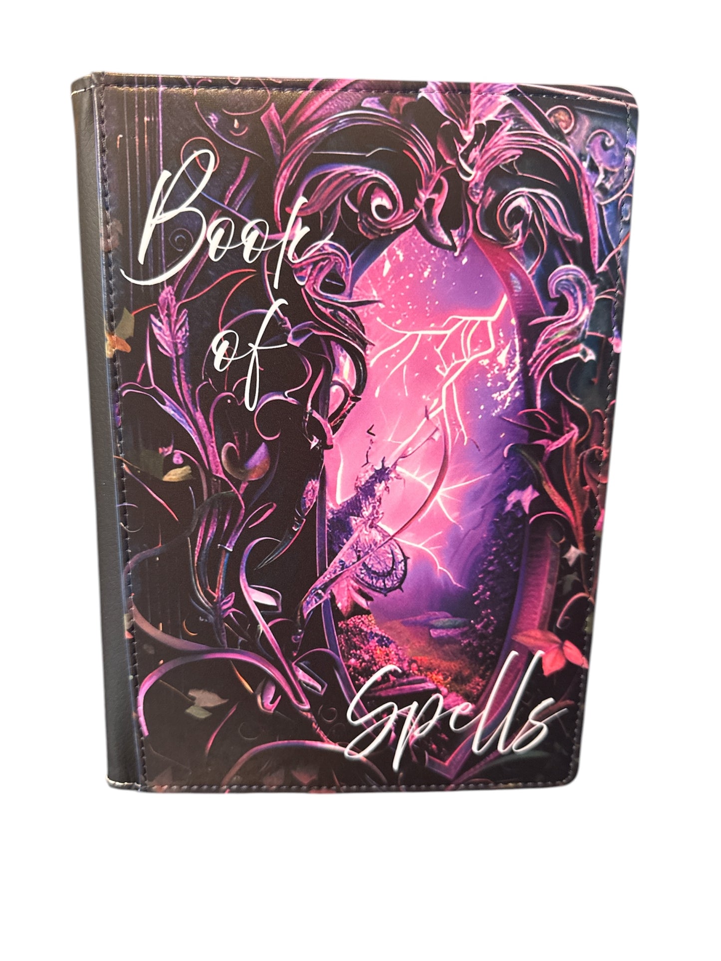 Book Of Spells - Reusable Notebook, Spells, Caldron, Witchy