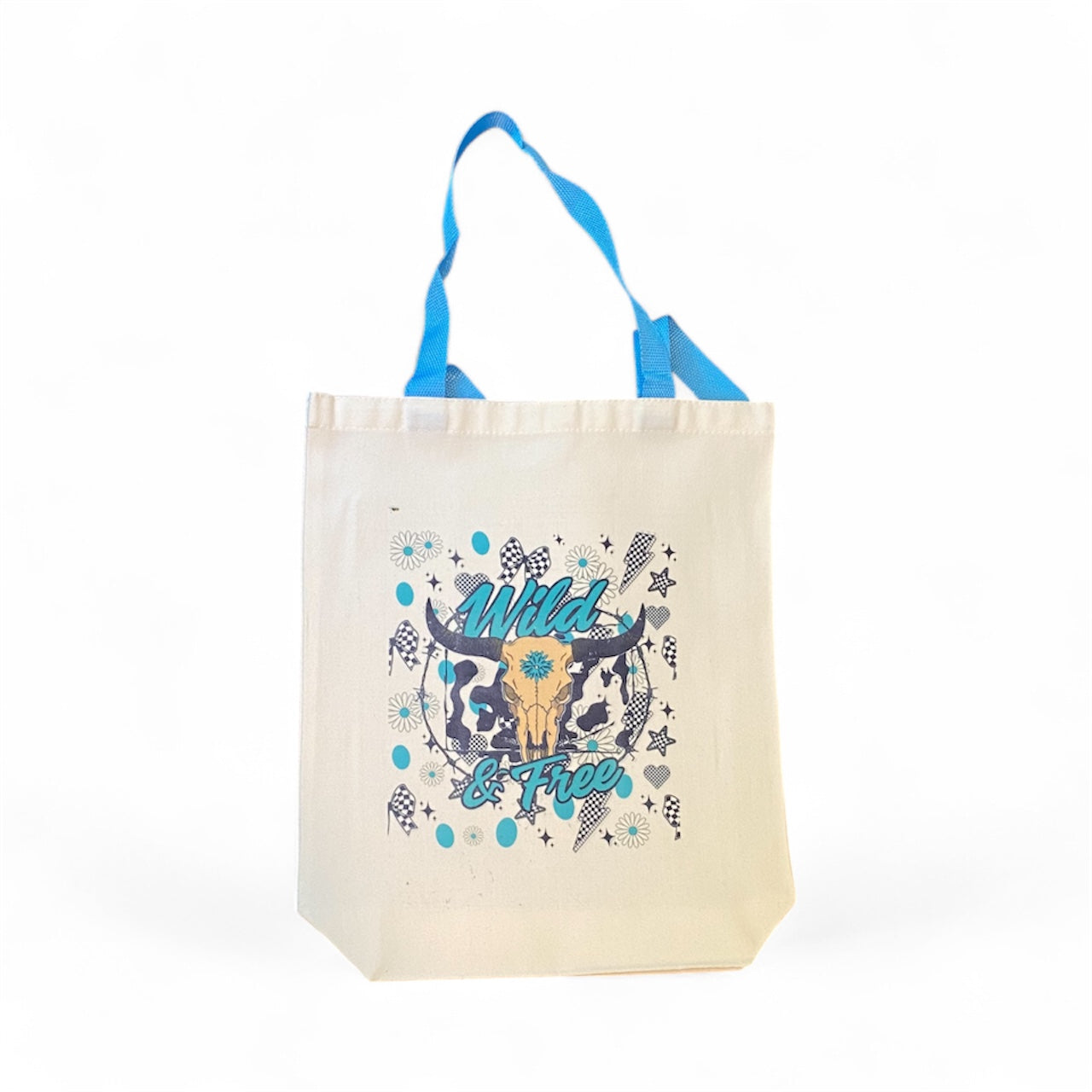 Coloured Straps Tote Bags