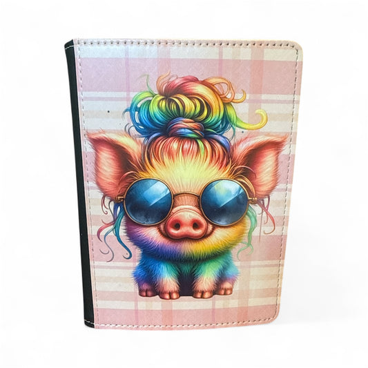 Little Miss Neon Piglet - Reusable Notebook, Colours, Neon