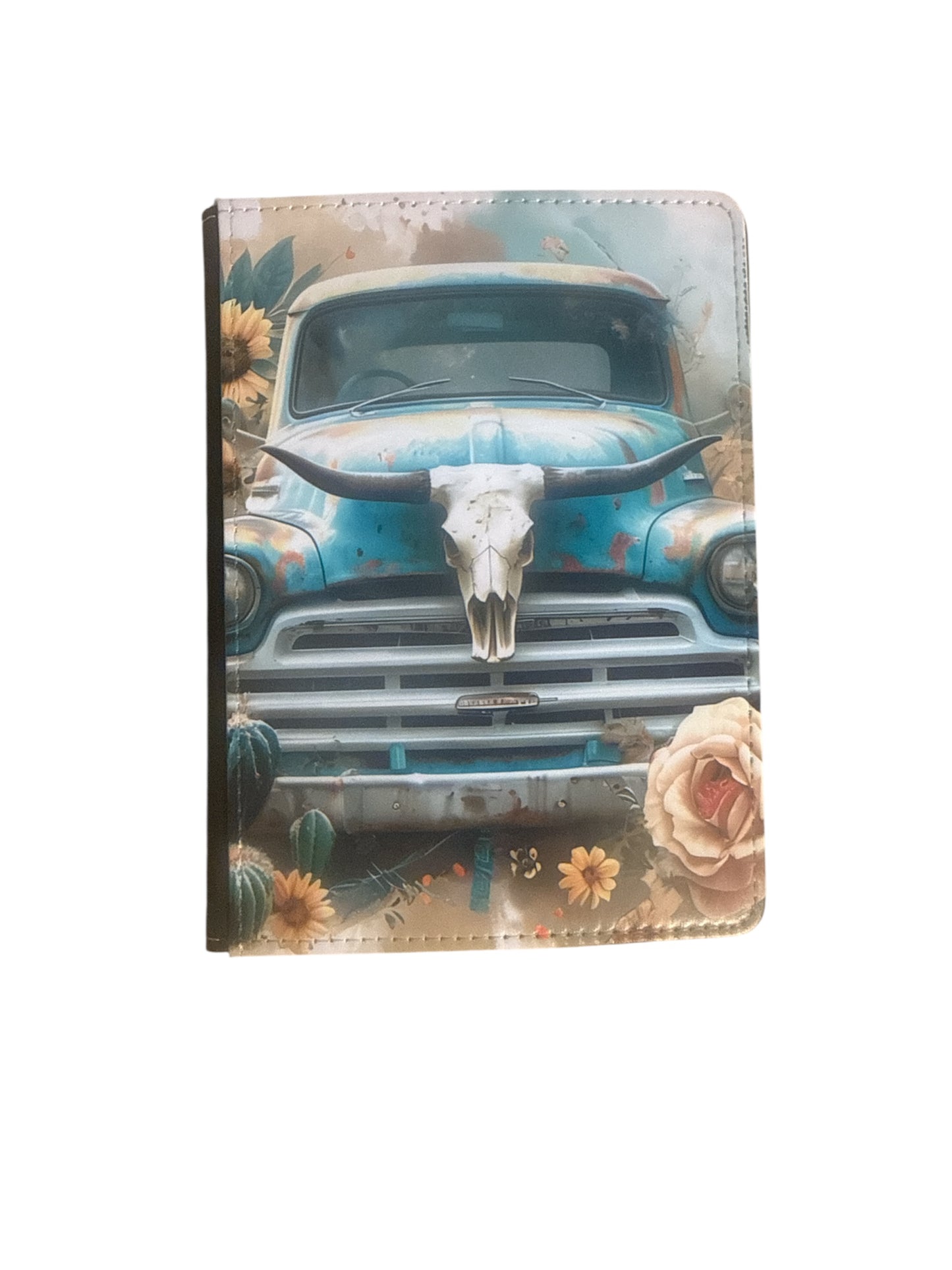 Western Blue Truck - Reusable Notebook