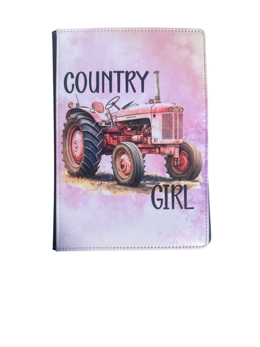 Country Girl Tractor - Reusable Notebook