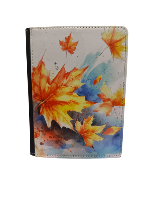 Autumn Leaves - Reusable Notebook, Wind, Trees