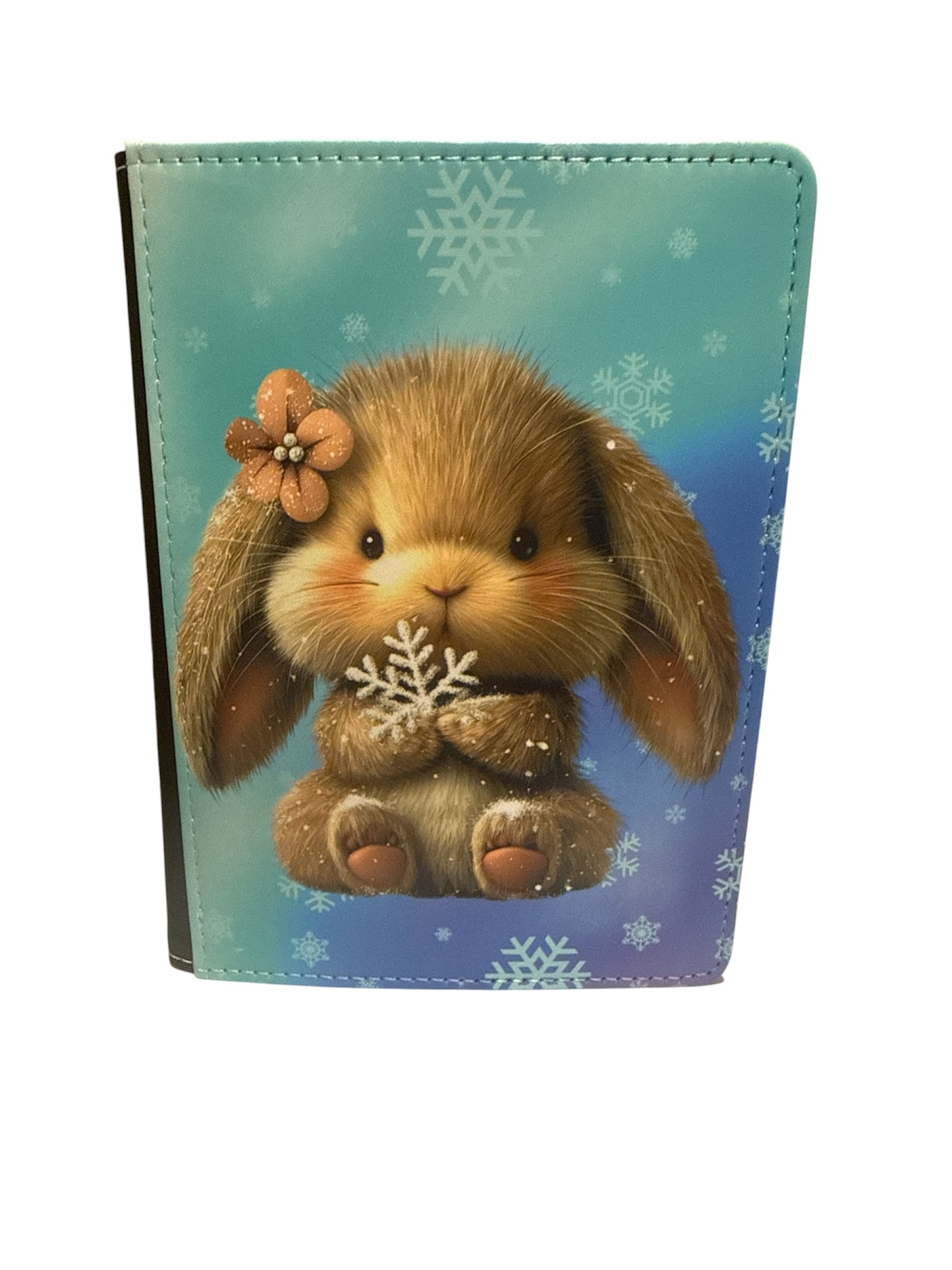 Winter Bunny - Reusable Notebook, Snow, Cold