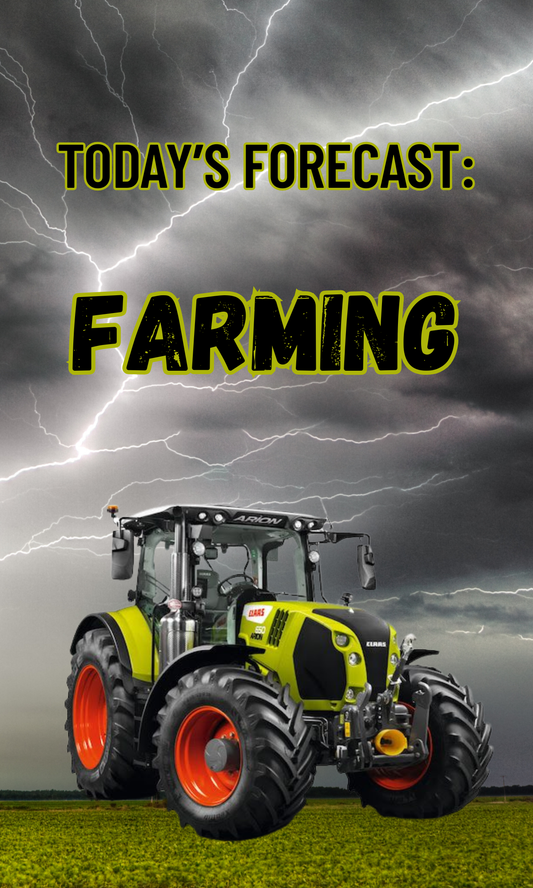 Today's Forcast - Reusable Notebook, Farmer, Country