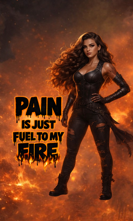 Pain Is Just Fuel - Reusable Notebook