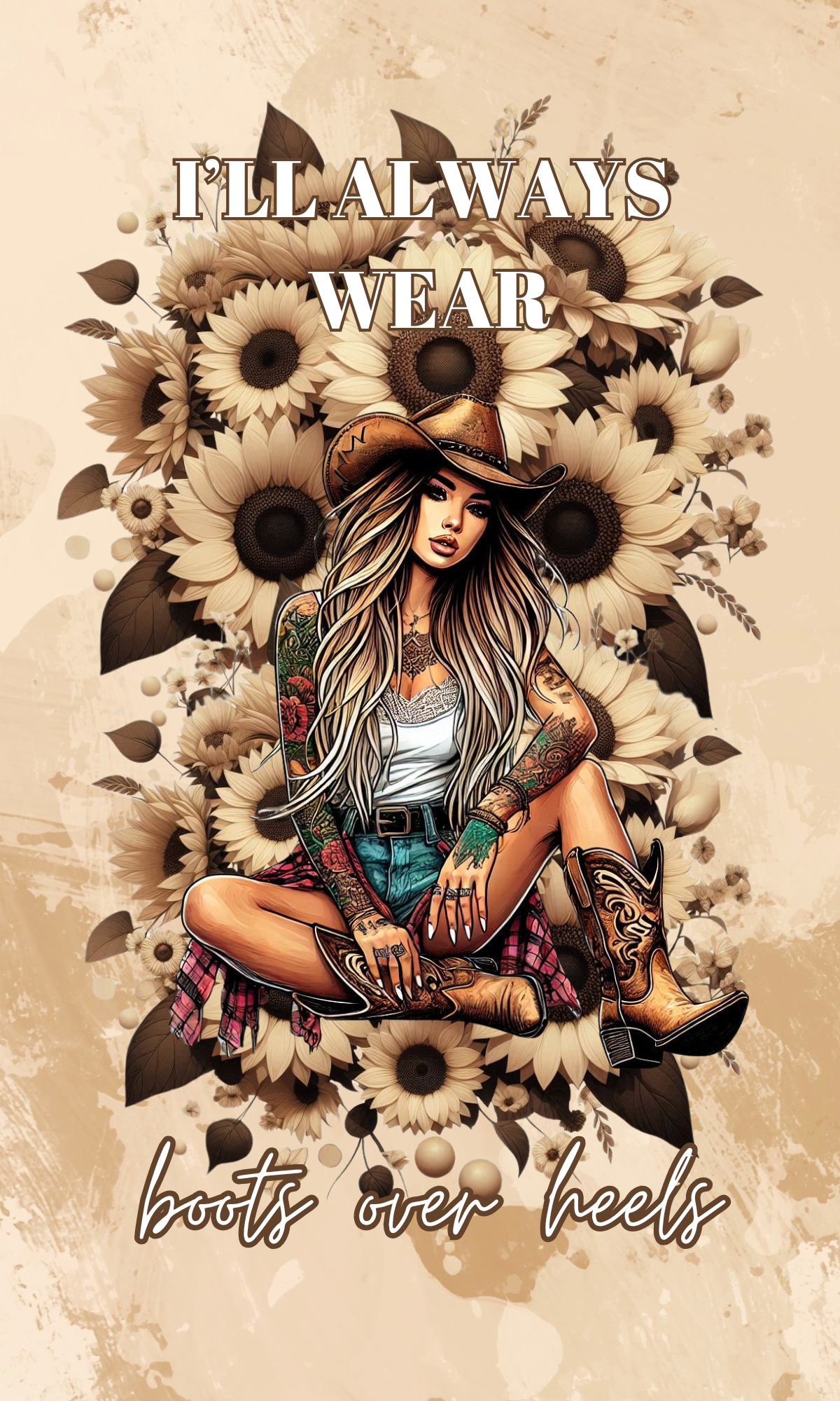 I'll Always wear boots - Reusable Notebook